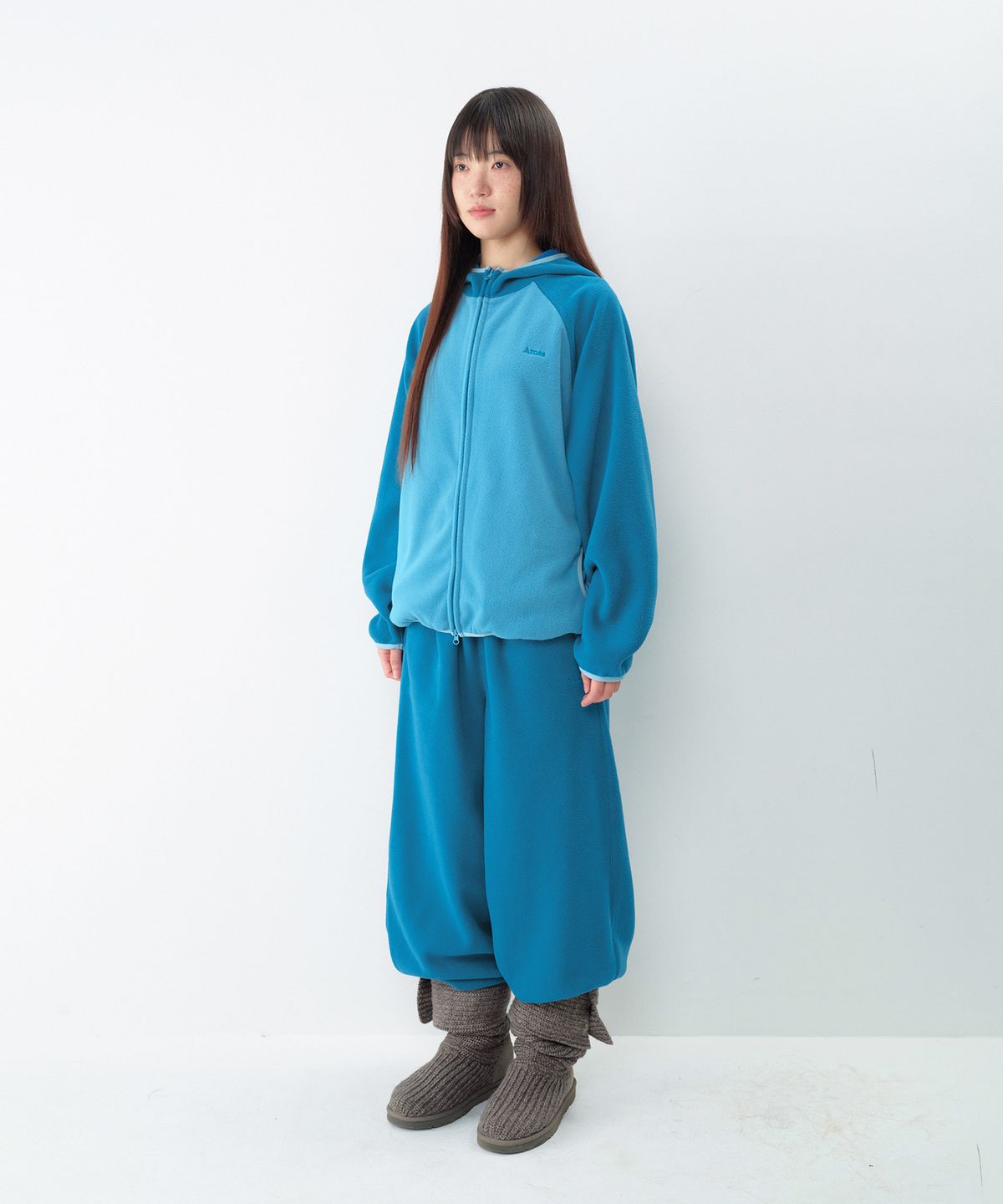 아메스 월드와이드(AMES-WORLDWIDE) POLAR FLEECE PANTS BLUE