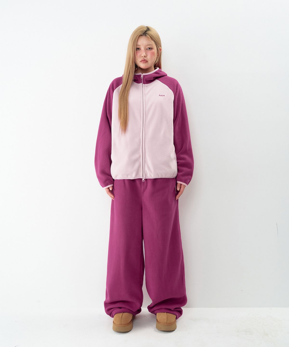 아메스 월드와이드(AMES-WORLDWIDE) POLAR FLEECE PANTS PINK