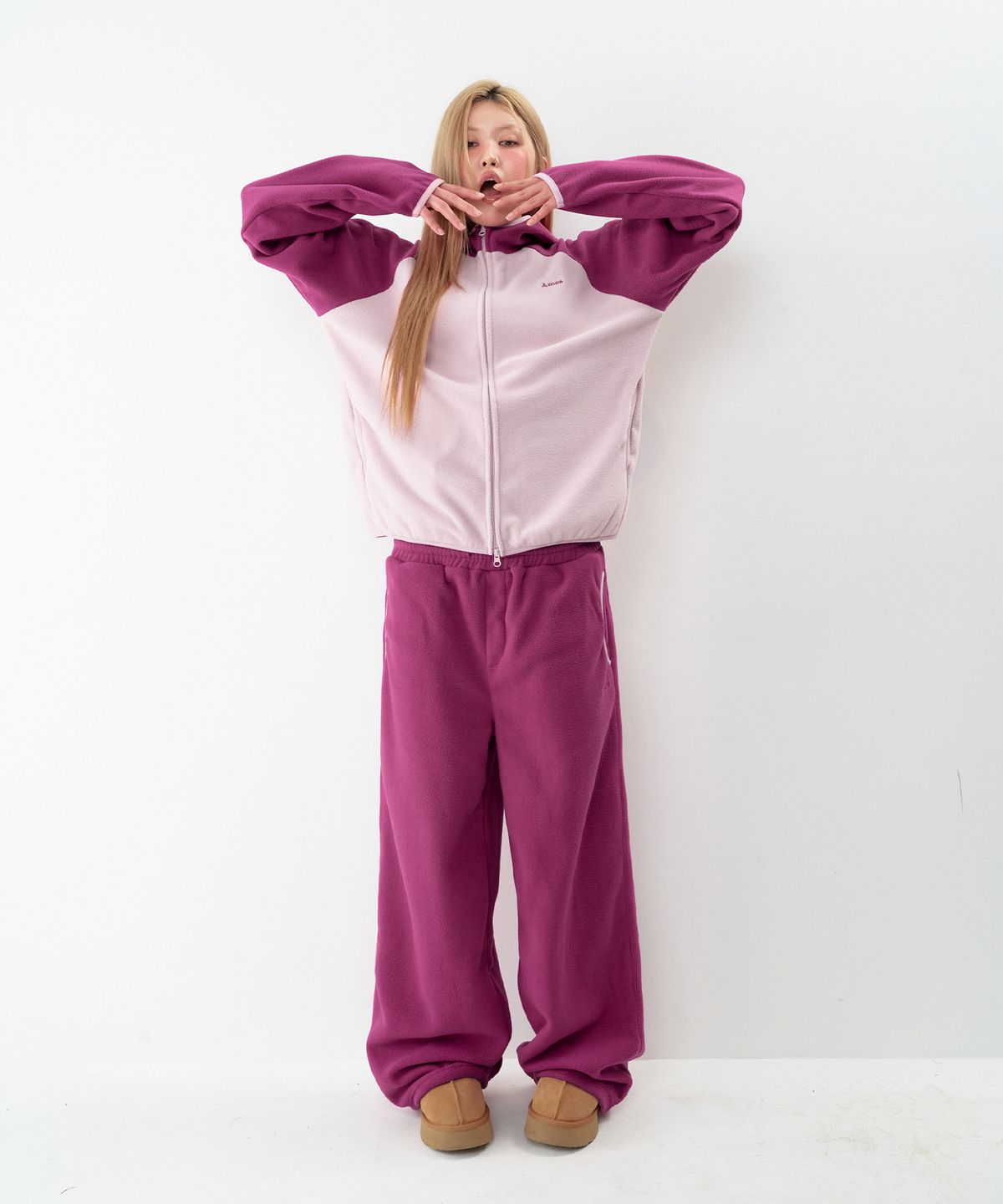 아메스 월드와이드(AMES-WORLDWIDE) POLAR FLEECE PANTS PINK