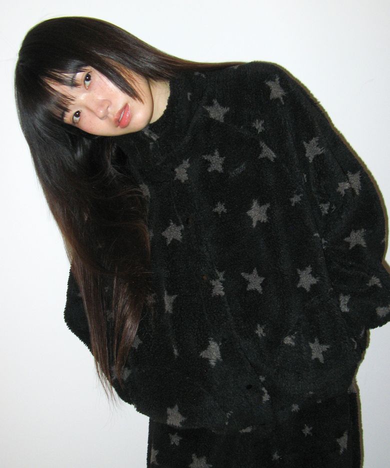 STARRY BOA JACKET BLACK