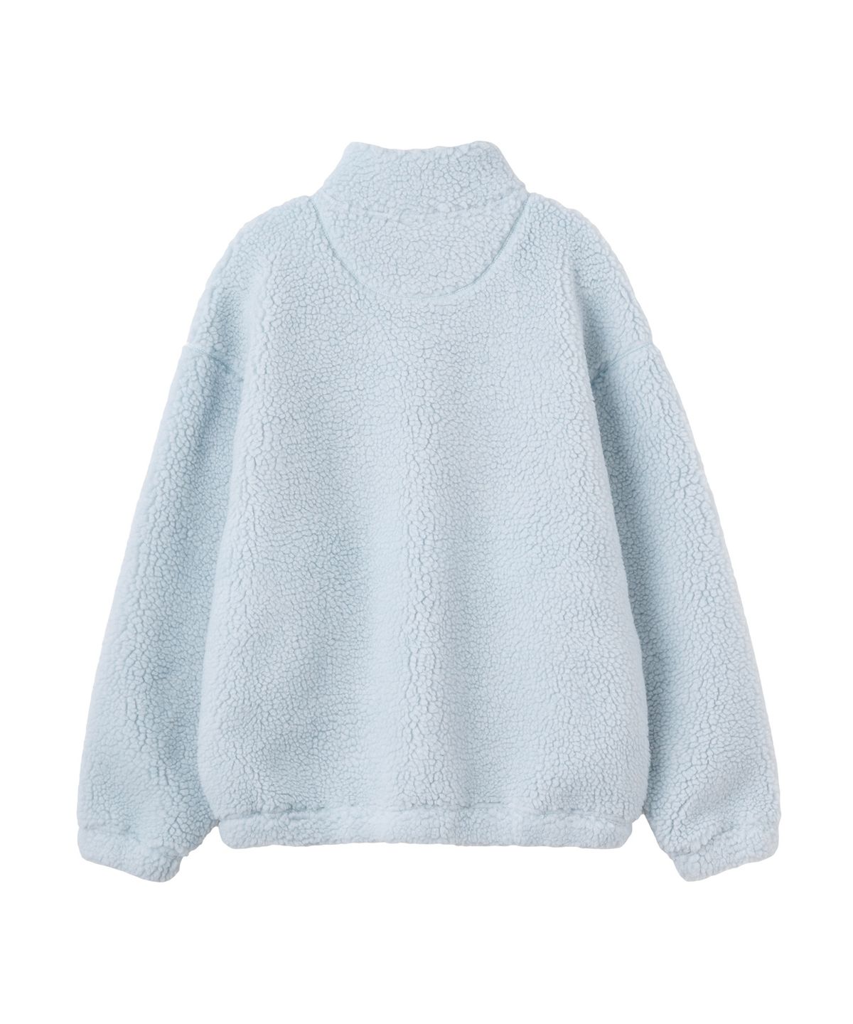 아메스 월드와이드(AMES-WORLDWIDE) COLOR BLOCK FLEECE ANORAK LIGHT BLUE