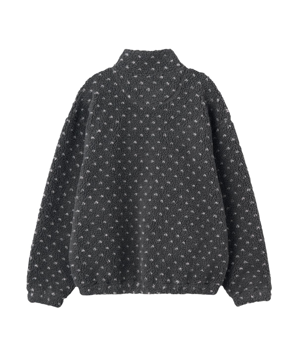 아메스 월드와이드(AMES-WORLDWIDE) COLOR BLOCK FLEECE ANORAK CHARCOAL