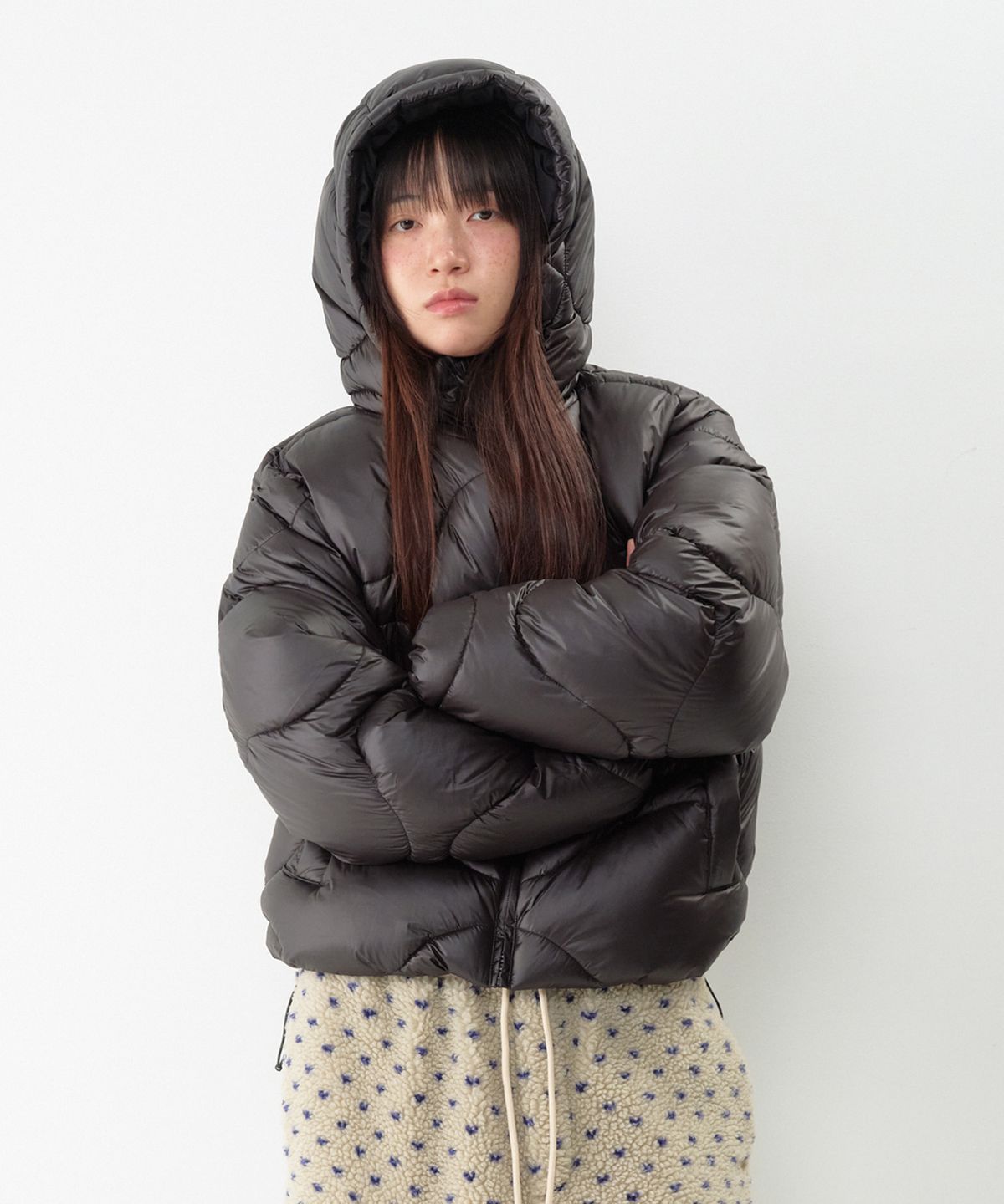 아메스 월드와이드(AMES-WORLDWIDE) WAVE PUFFER PADDING BLACK