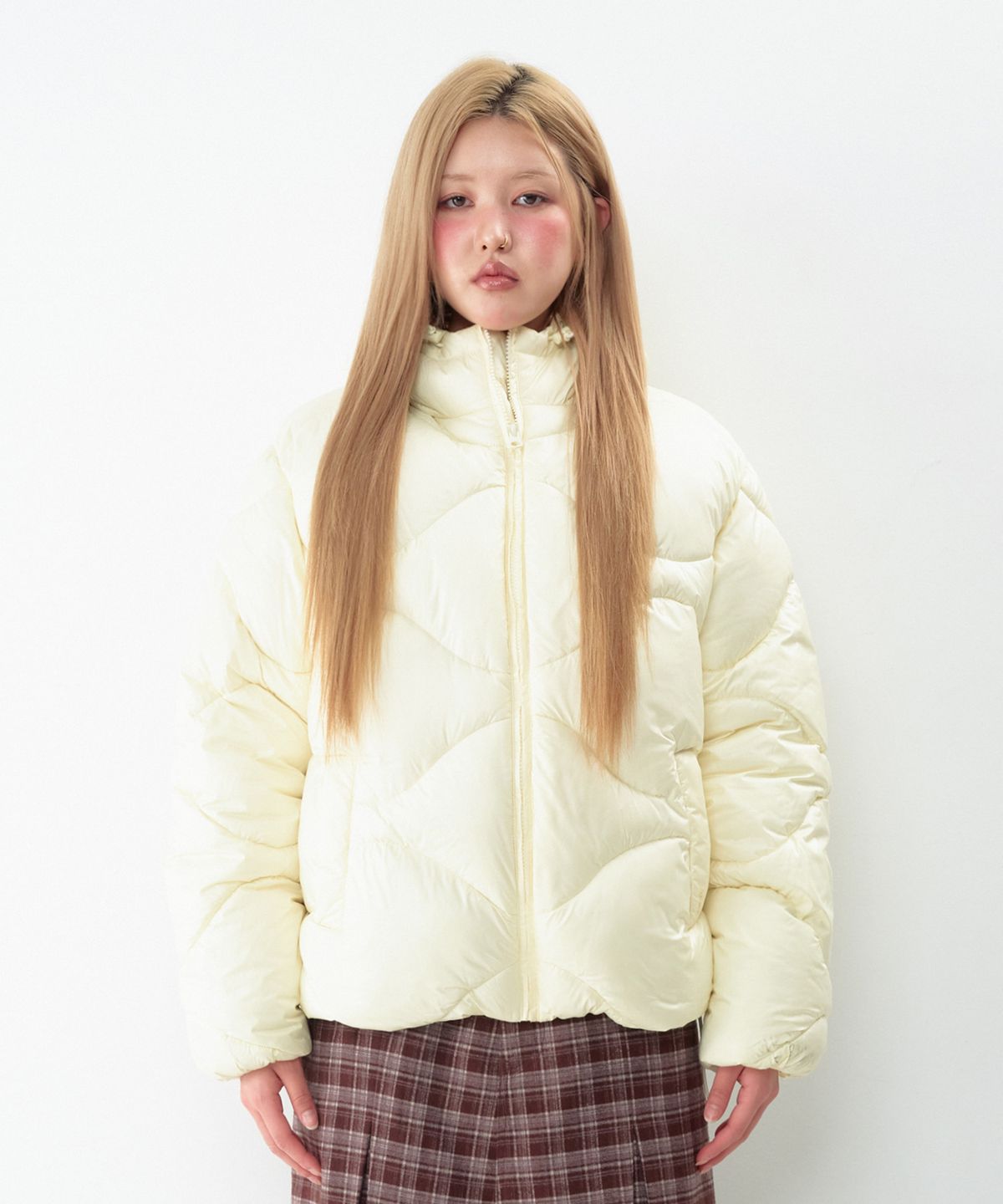 아메스 월드와이드(AMES-WORLDWIDE) WAVE PUFFER PADDING YELLOW