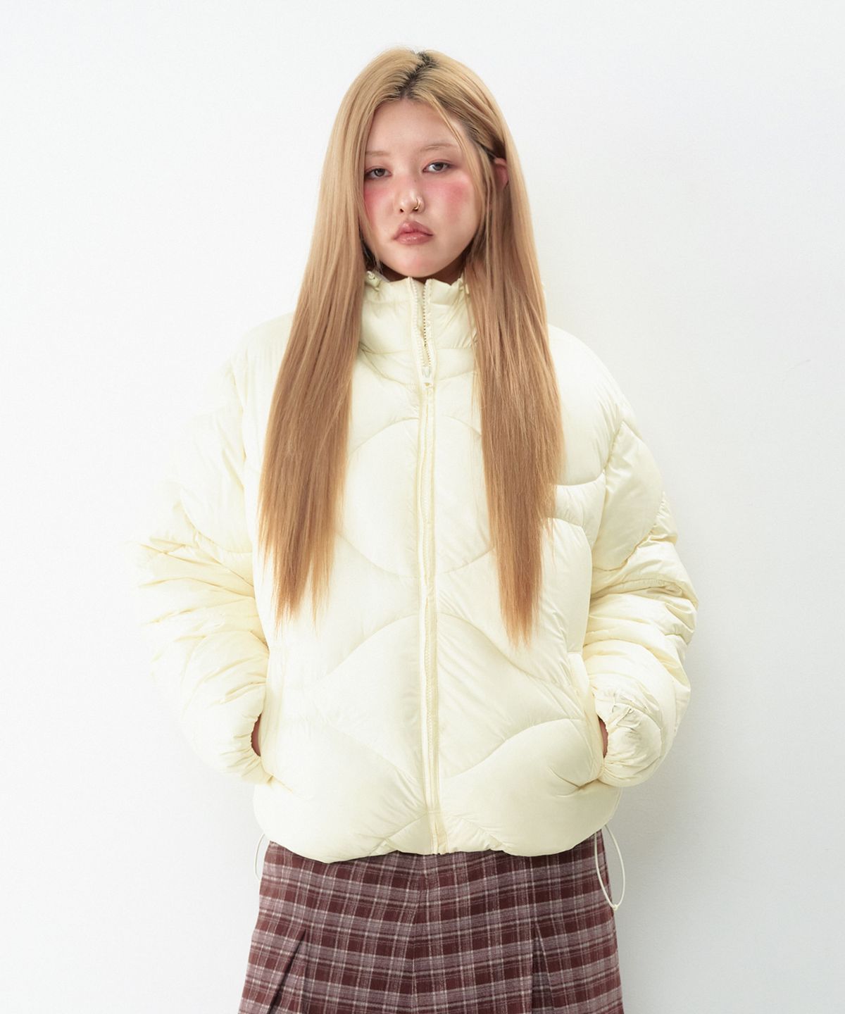 아메스 월드와이드(AMES-WORLDWIDE) WAVE PUFFER PADDING YELLOW
