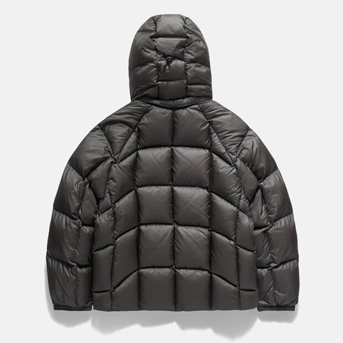 데상트(DESCENTE) [DESCENTE X EASTLOGUE] 몬테인 웨이브 푸퍼 다운 자켓 그레이 SR421HDJO1
