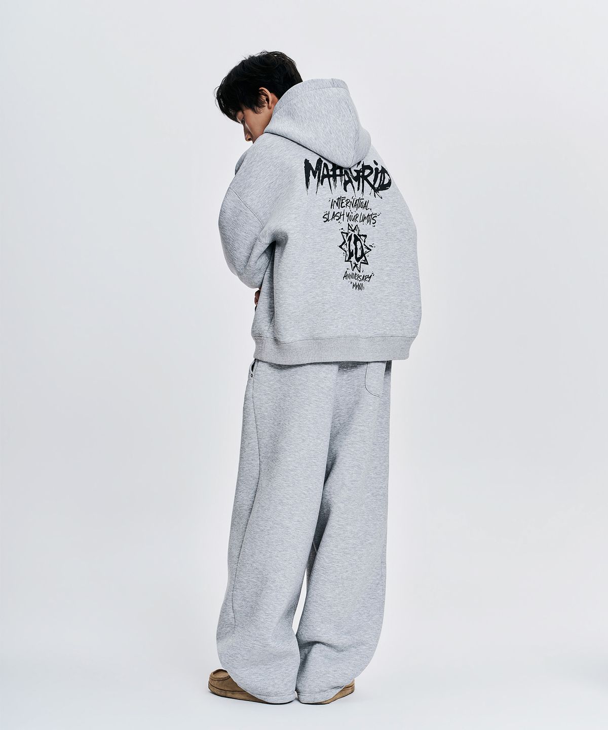 마하그리드(MAHAGRID) [10주년] 10TH SLASH NEOPRENE CROP ZIP UP HOODIE 2colors