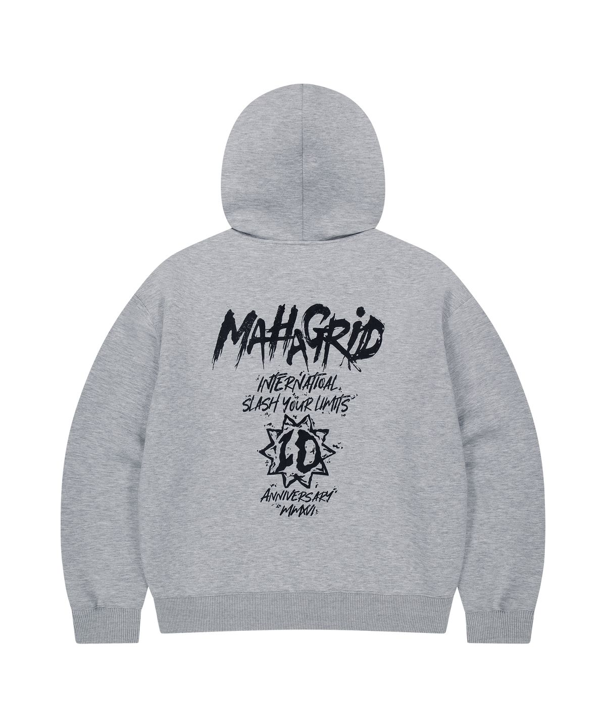 마하그리드(MAHAGRID) [10주년] 10TH SLASH NEOPRENE CROP ZIP UP HOODIE 2colors