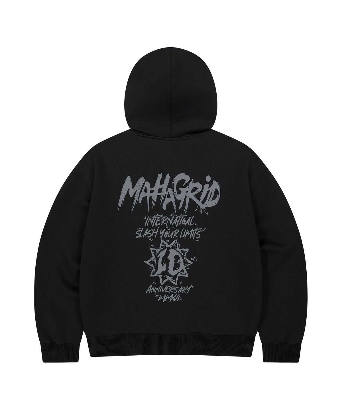 마하그리드(MAHAGRID) [10주년] 10TH SLASH NEOPRENE CROP ZIP UP HOODIE 2colors