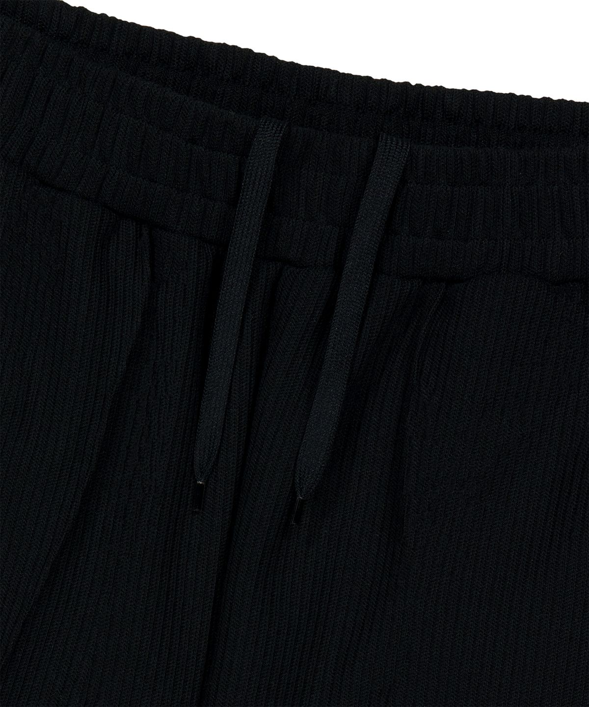 마하그리드(MAHAGRID) CURVED KNIT TRACK PANTS [BLACK]