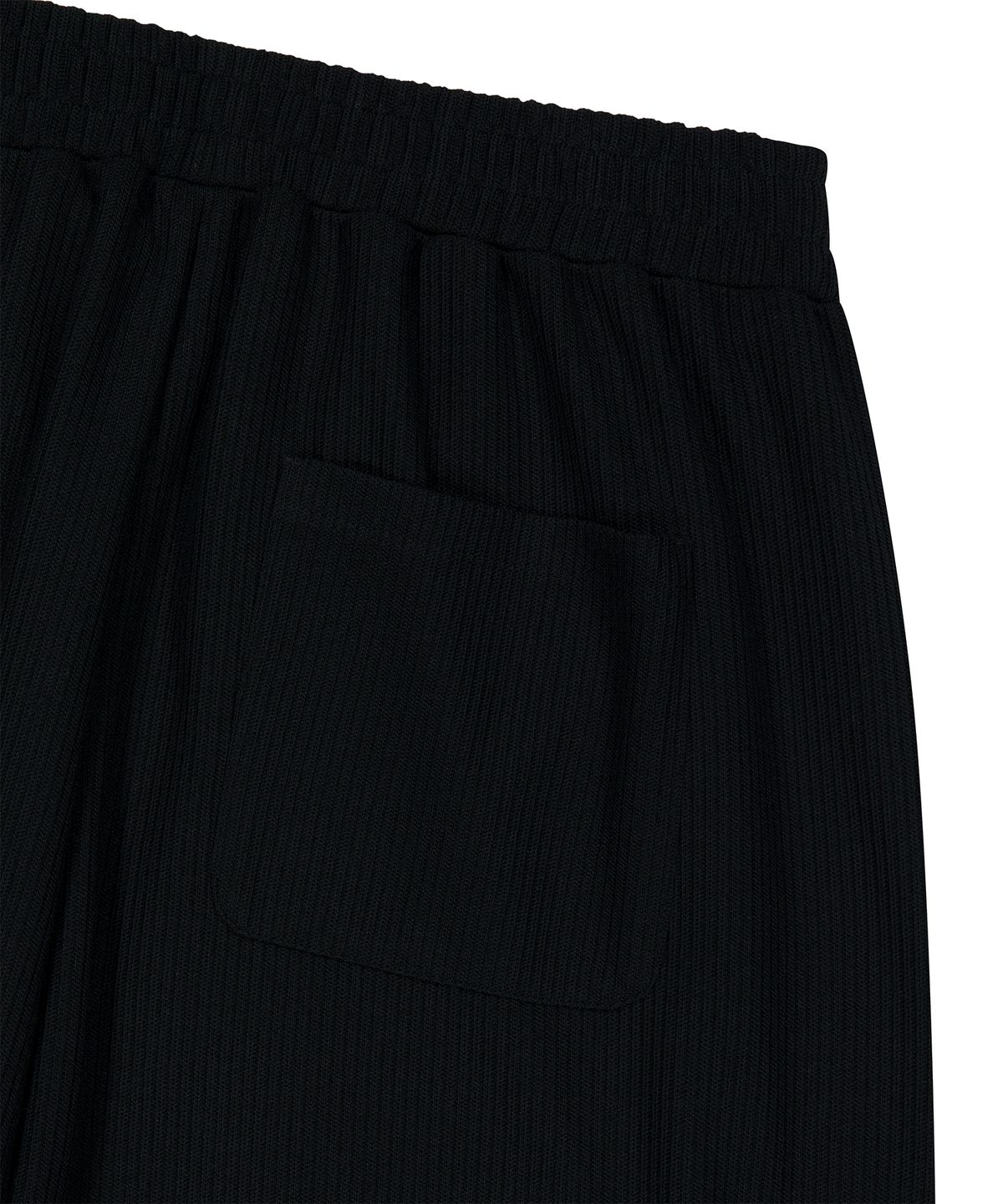 마하그리드(MAHAGRID) CURVED KNIT TRACK PANTS [BLACK]