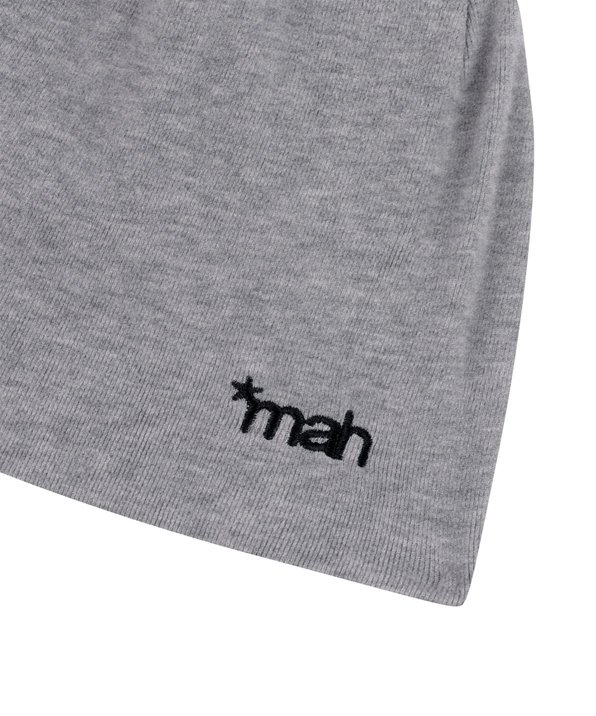 마하그리드(MAHAGRID) [10주년] mah LOGO DRAPE BEANIE[GREY]