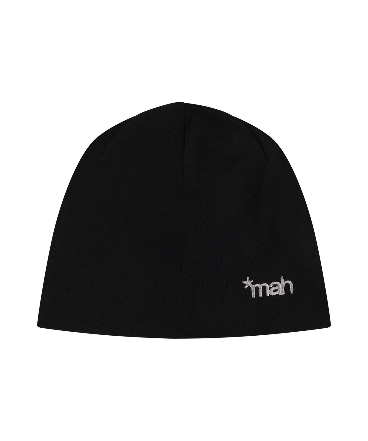 마하그리드(MAHAGRID) [10주년] mah LOGO DRAPE BEANIE[BLACK]