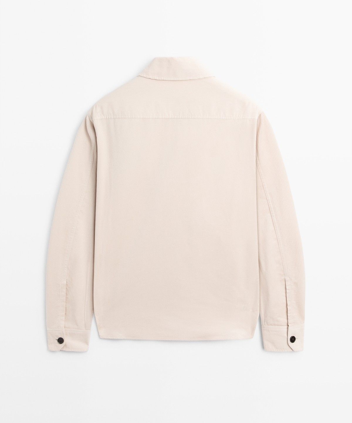 마시모두띠(MASSIMO DUTTI) 스웨이드 포켓 디테일 코듀로이 오버셔츠