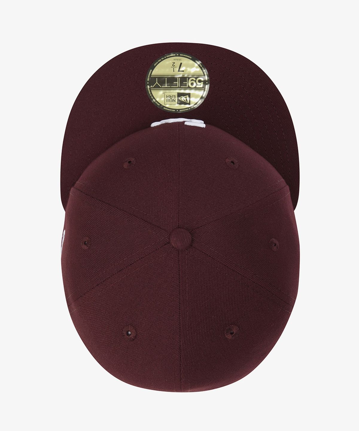 뉴에라(NEW ERA) MLB LA 다저스 베이직 팀 피티드캡 마룬 15411795