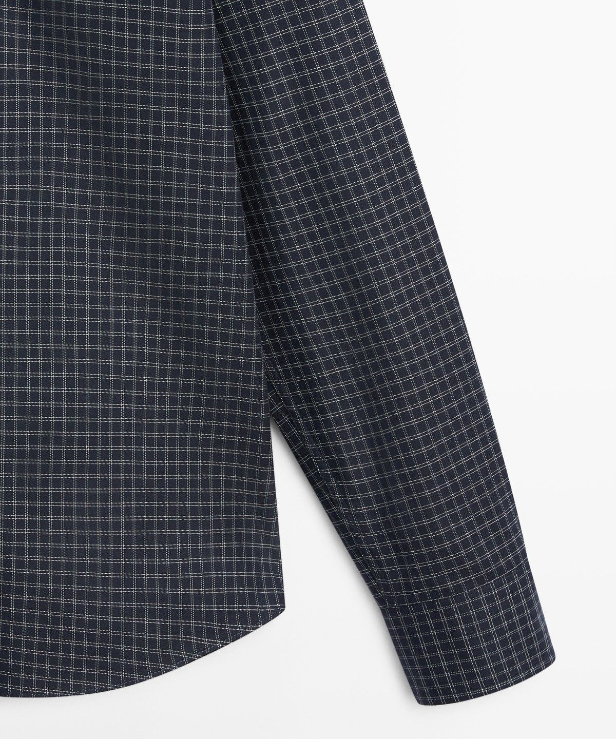 마시모두띠(MASSIMO DUTTI) 레귤러 핏 체크 100% 코튼 셔츠