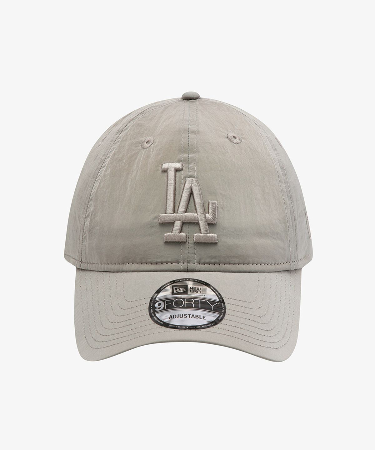 뉴에라(NEW ERA) MLB LA 다저스 메탈 나일론 토널 언스트럭쳐 볼캡 애쉬 브라운 15411763