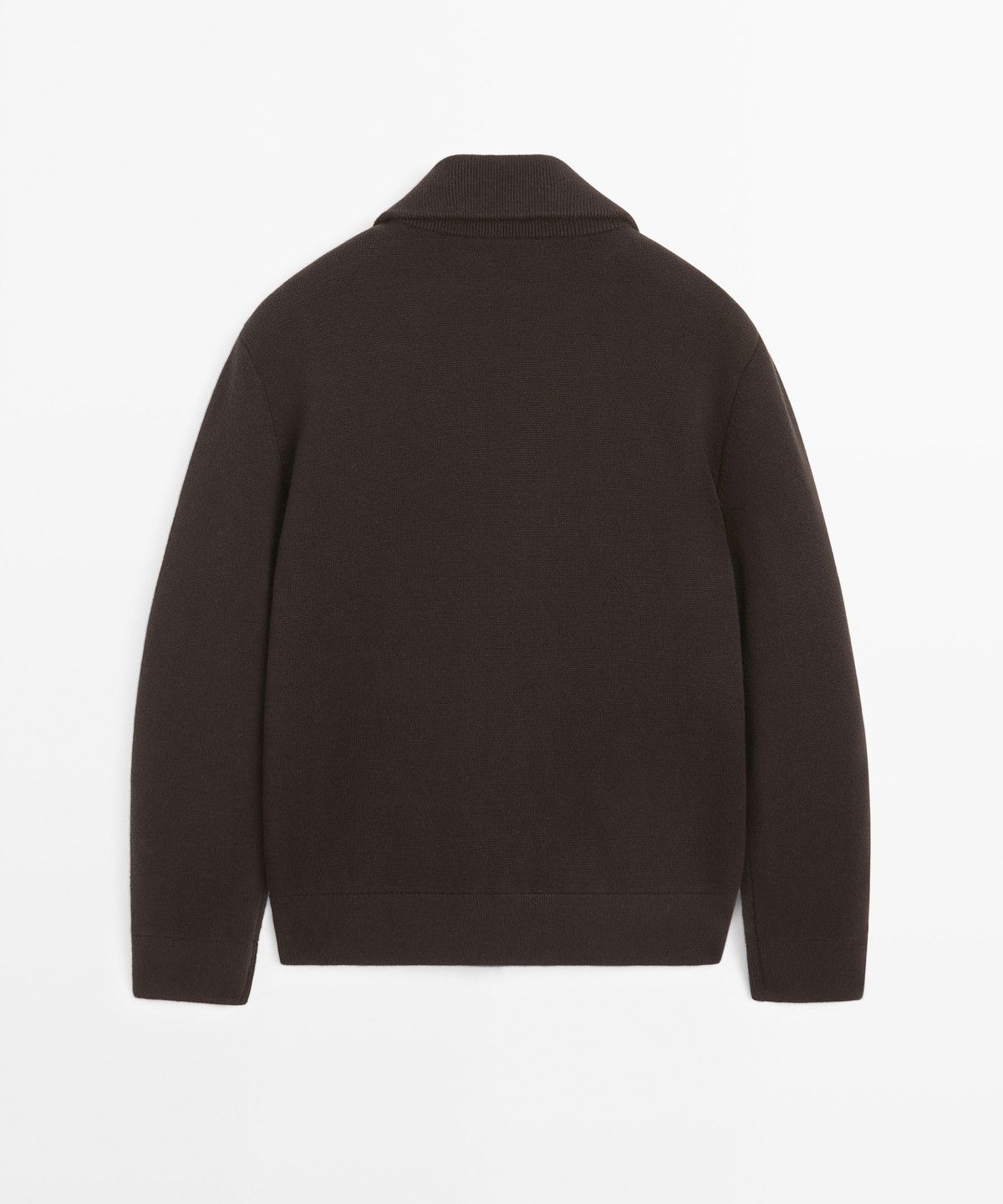 마시모두띠(MASSIMO DUTTI) 믹스 소재 가죽 스웨이드 자켓