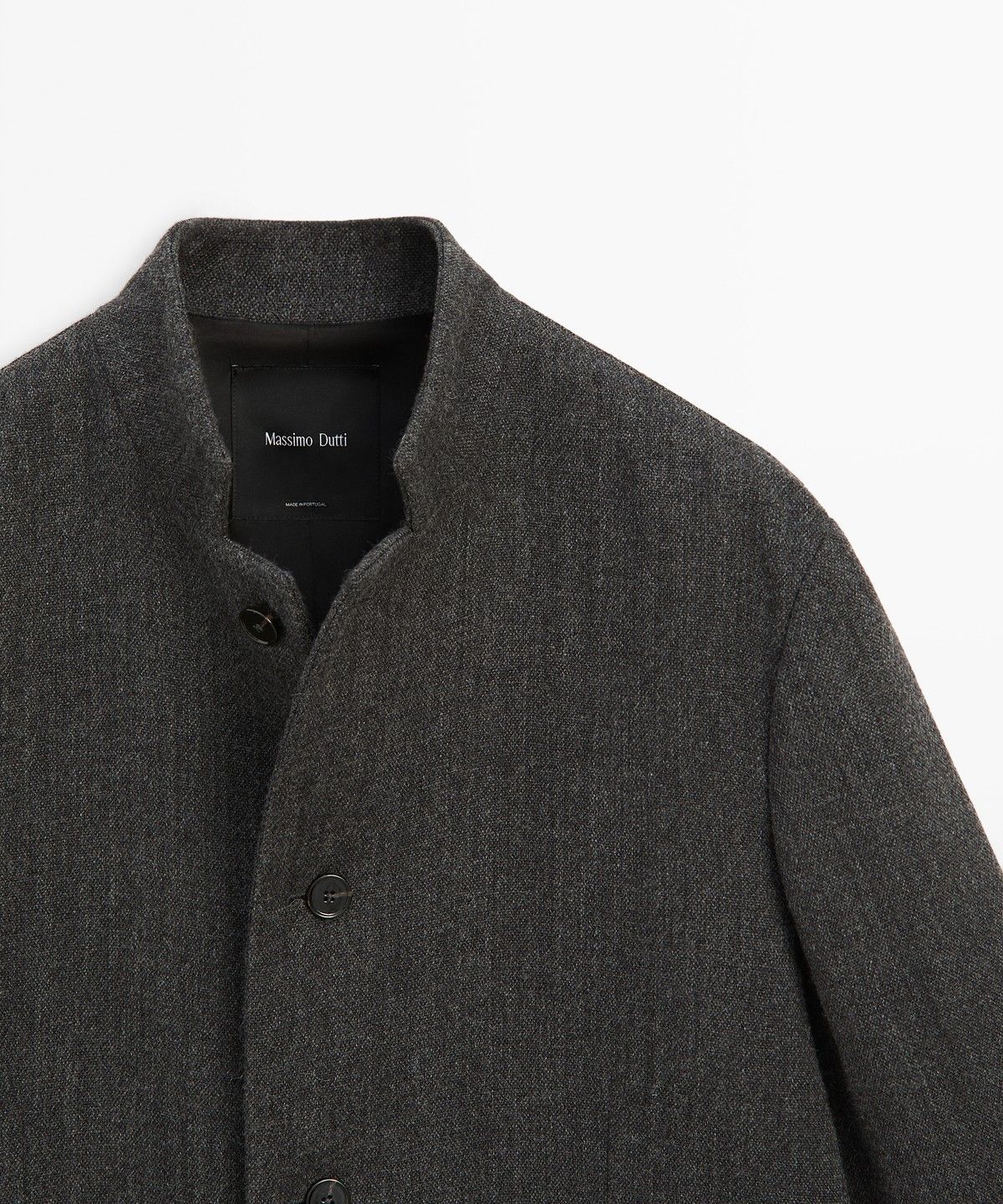 마시모두띠(MASSIMO DUTTI) 울 하이넥 코트