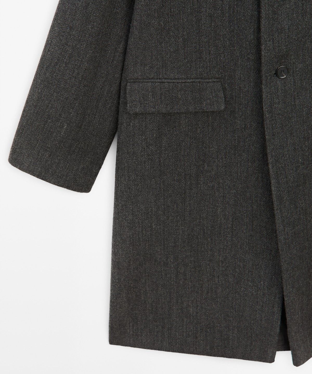 마시모두띠(MASSIMO DUTTI) 울 하이넥 코트