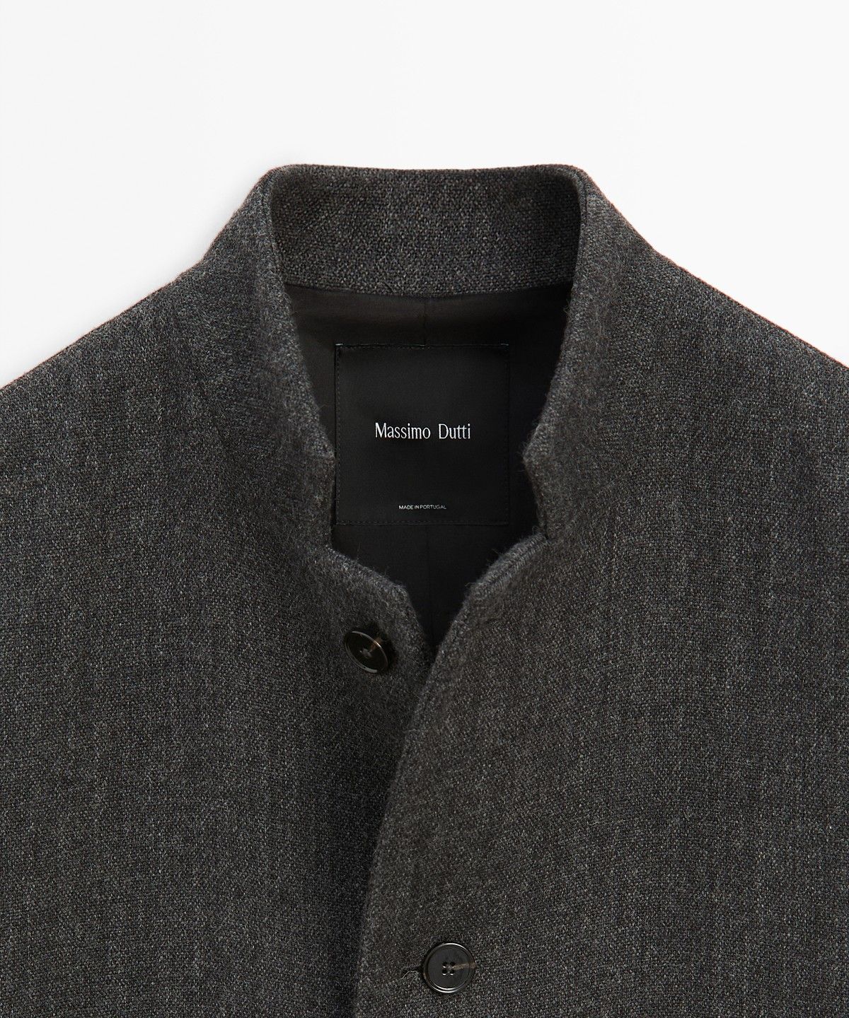 마시모두띠(MASSIMO DUTTI) 울 하이넥 코트