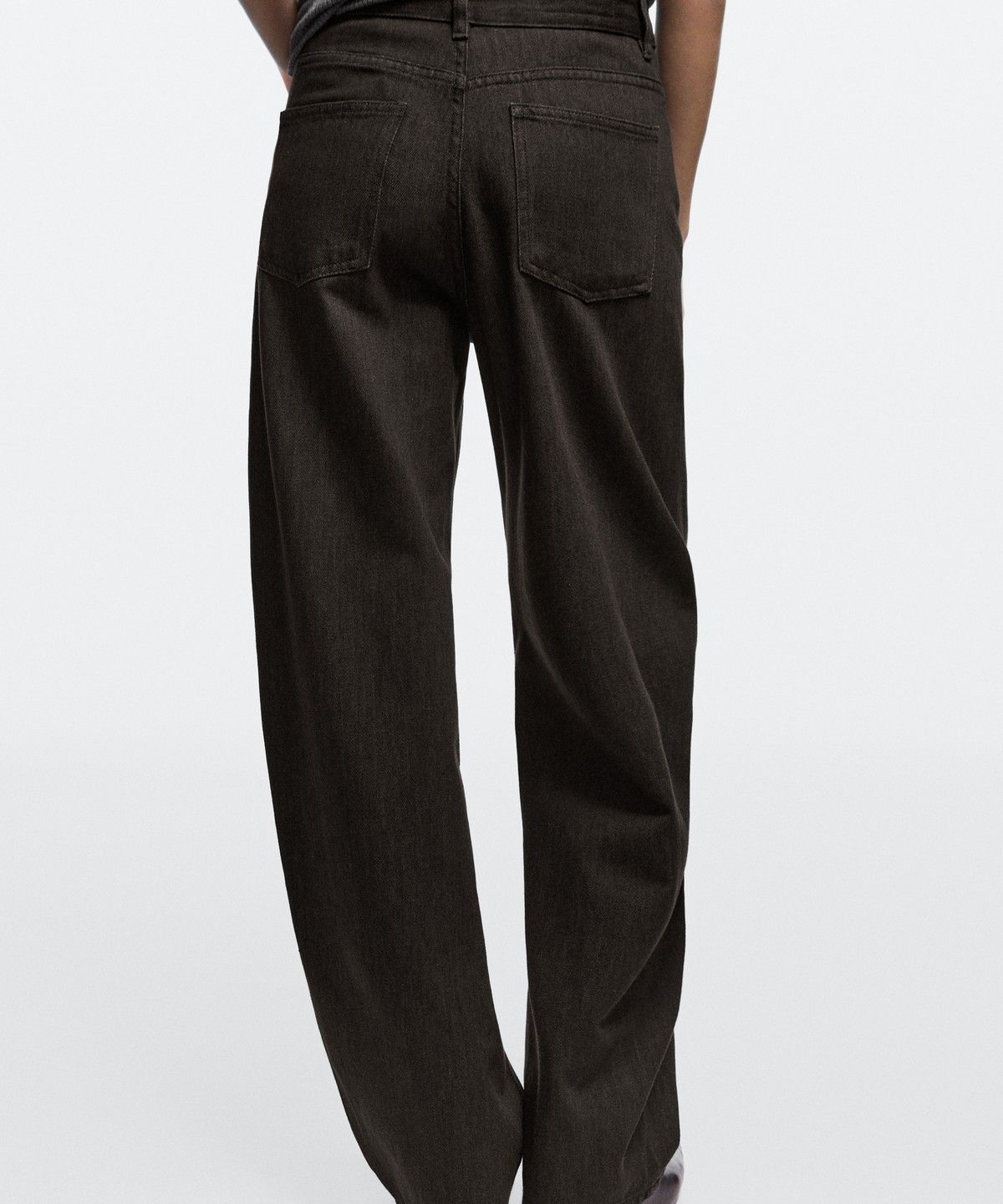 마시모두띠(MASSIMO DUTTI) 미드라이즈 배럴 핏 진