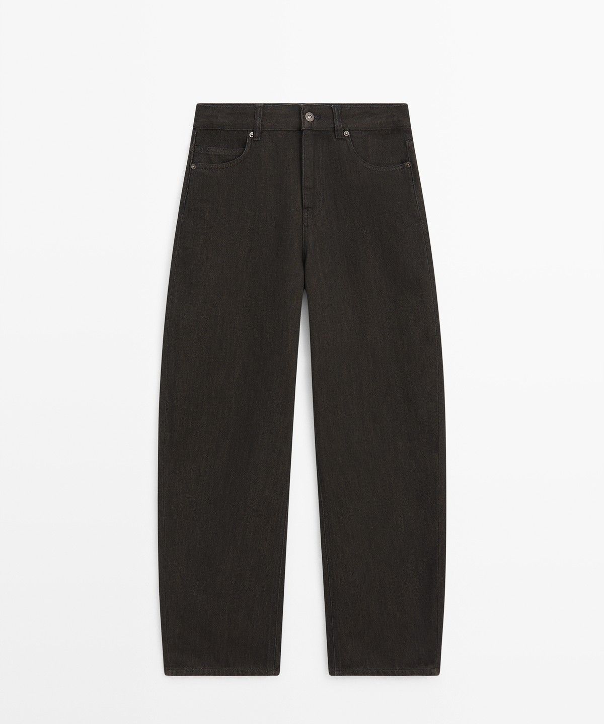 마시모두띠(MASSIMO DUTTI) 미드라이즈 배럴 핏 진