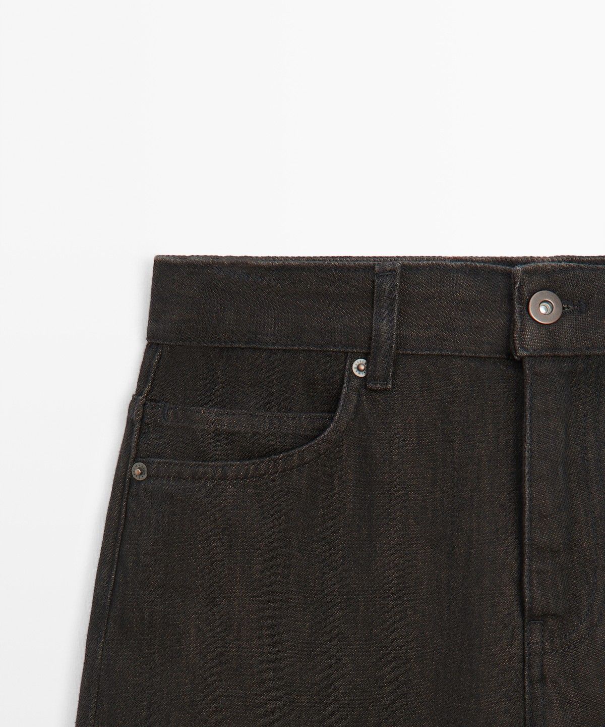 마시모두띠(MASSIMO DUTTI) 미드라이즈 배럴 핏 진
