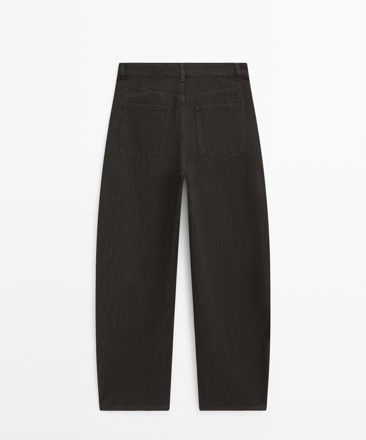 마시모두띠(MASSIMO DUTTI) 미드라이즈 배럴 핏 진