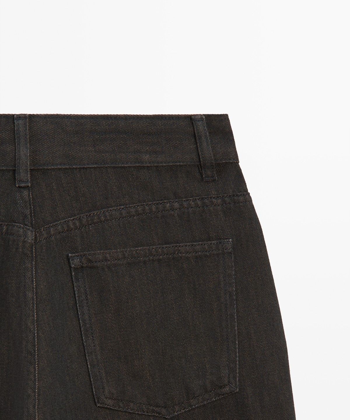 마시모두띠(MASSIMO DUTTI) 미드라이즈 배럴 핏 진