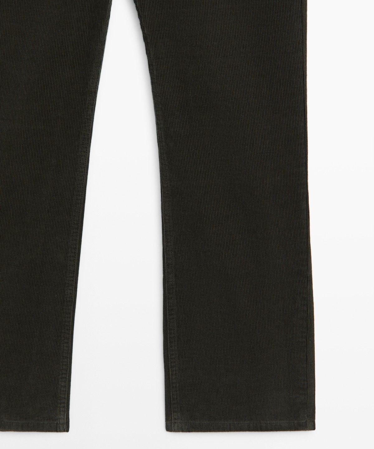 마시모두띠(MASSIMO DUTTI) 플레어 핏 마이크로 코듀로이 팬츠