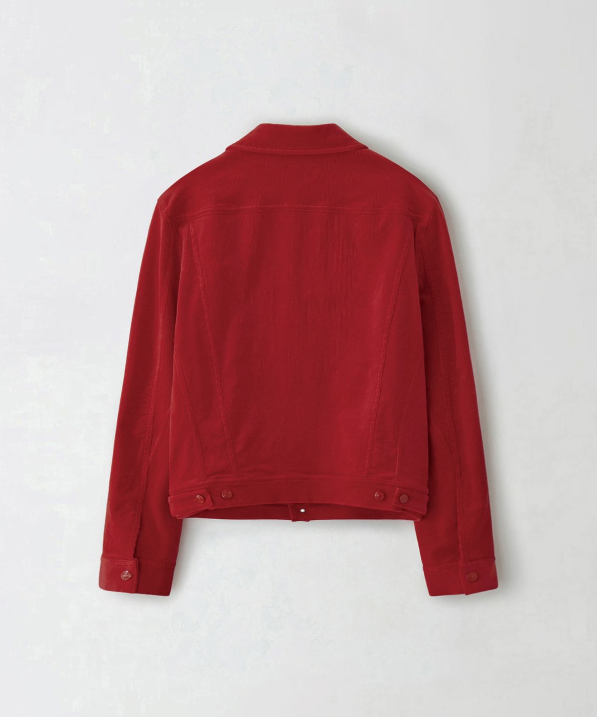 알포(R-4) R-0078 / PLUSH CORD TRUCKER(RED)