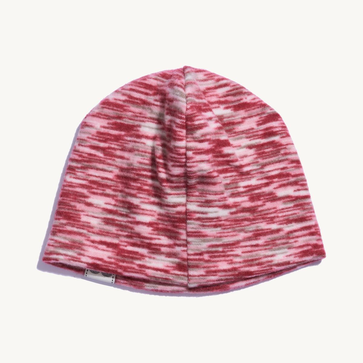 낫뉴(NOT NEW) nn Label Melange Fleece Beanie Red