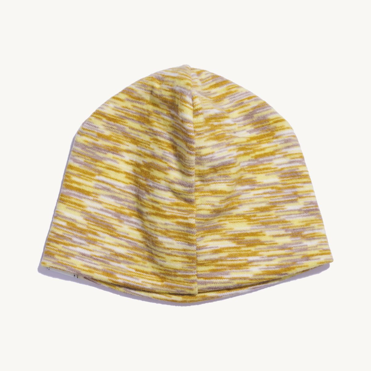 낫뉴(NOT NEW) nn Label Melange Fleece Beanie Yellow