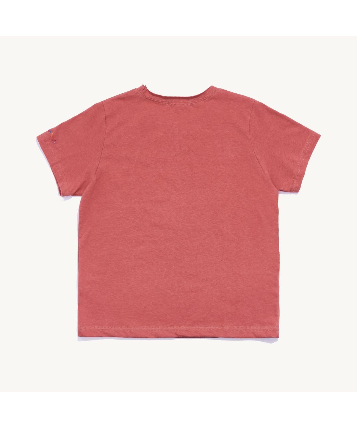 낫뉴(NOT NEW) Rainbow Stitch T-Shirt Red