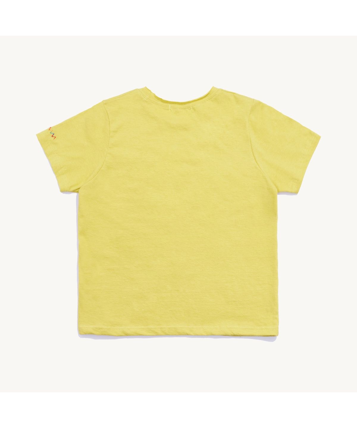 낫뉴(NOT NEW) Rainbow Stitch T-Shirt Yellow