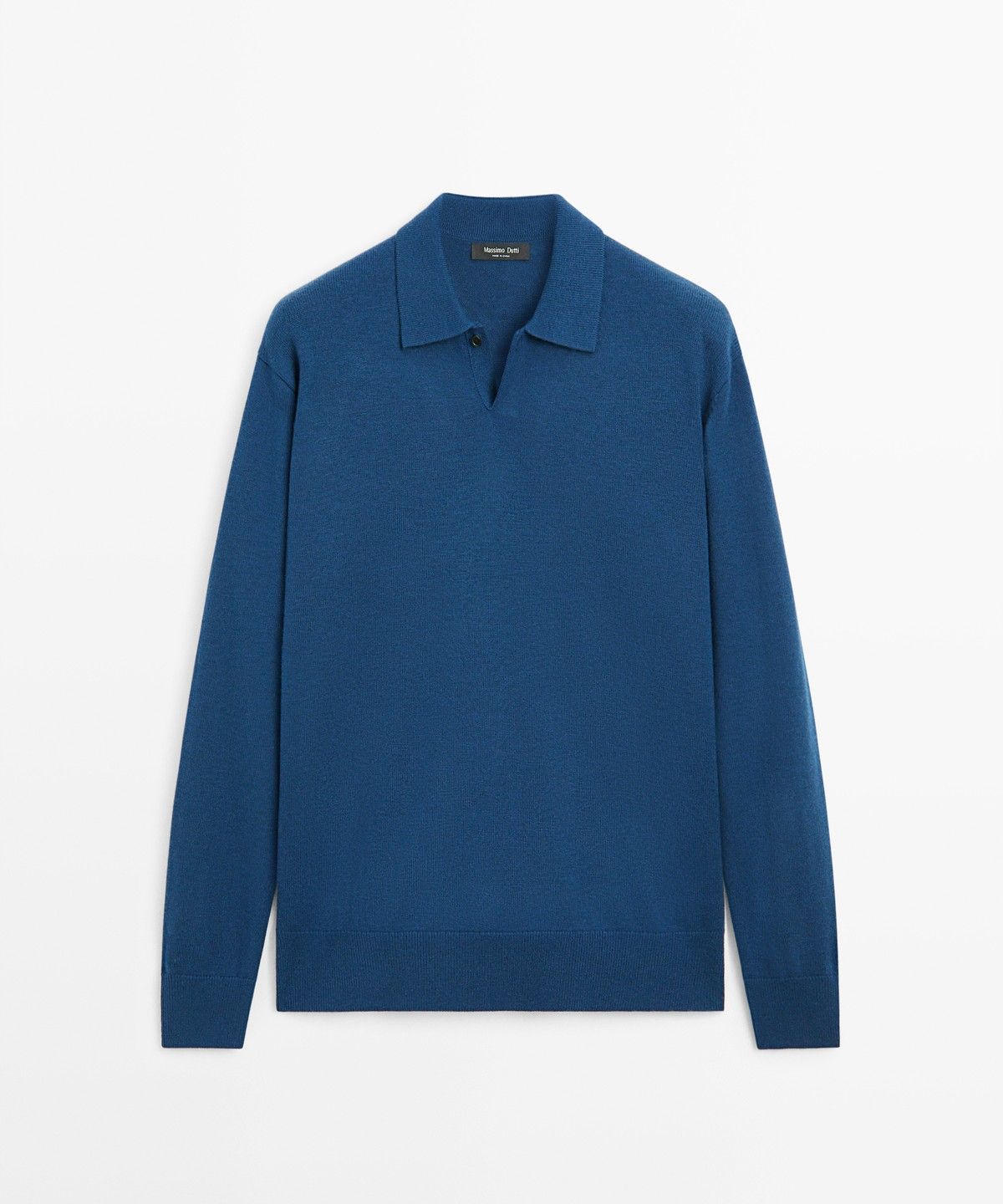 마시모두띠(MASSIMO DUTTI) 울 블렌드 저지 폴로