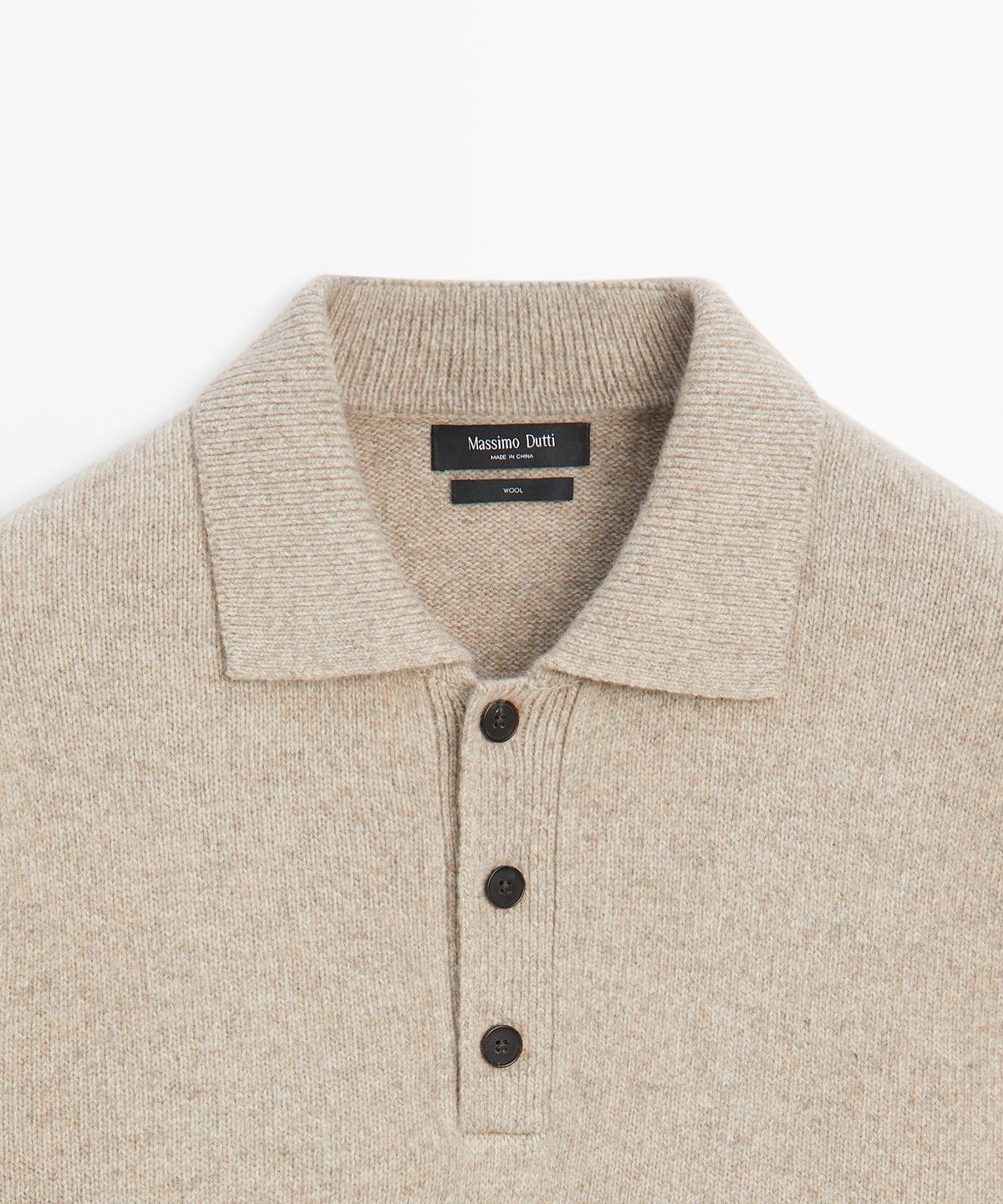 마시모두띠(MASSIMO DUTTI) 100% 울 폴로넥 니트 스웨터