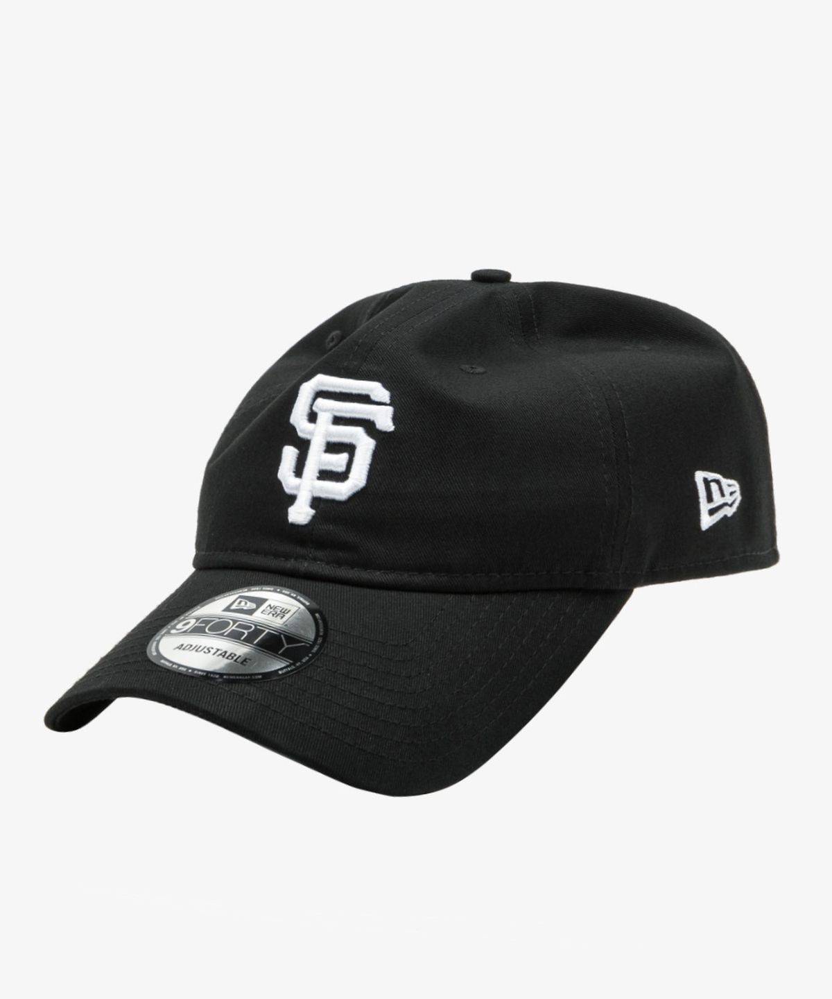 뉴에라(NEW ERA) MLB 샌프란시스코 자이언츠 미디움 로고 언스트럭쳐 볼캡 블랙 14392417