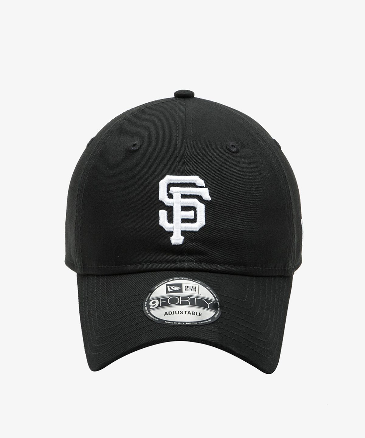 뉴에라(NEW ERA) MLB 샌프란시스코 자이언츠 미디움 로고 언스트럭쳐 볼캡 블랙 14392417