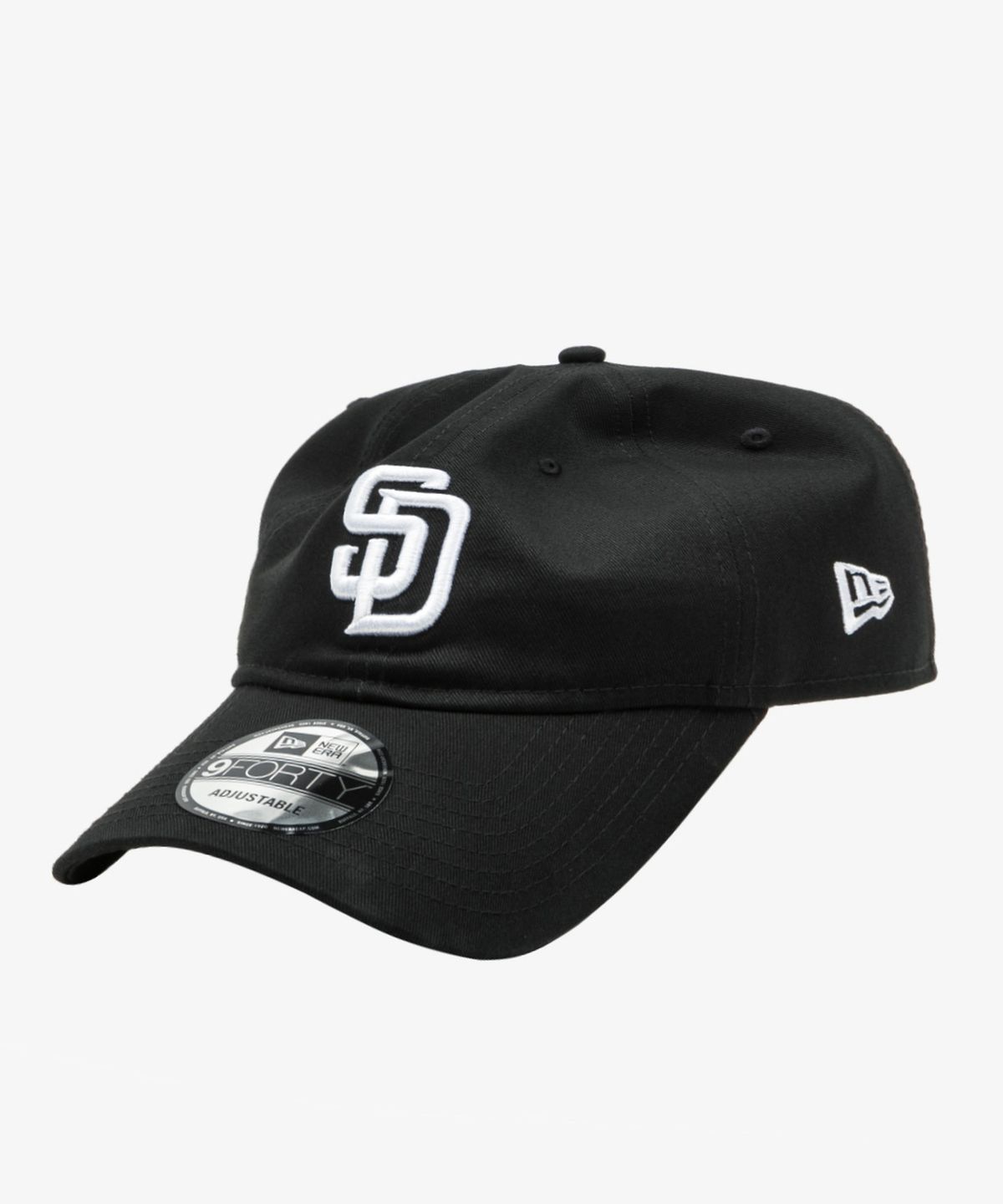 뉴에라(NEW ERA) MLB 샌디에이고 파드리스 미디움 로고 언스트럭쳐 볼캡 블랙 14392418