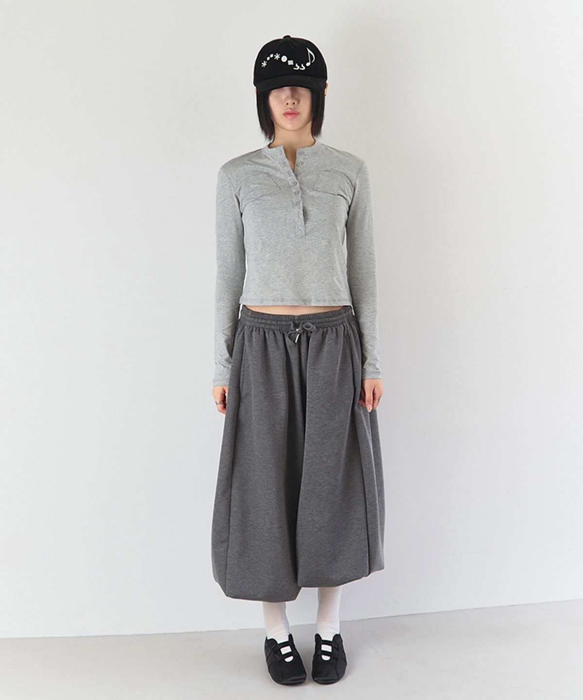 키미미(KIMIMI) 룰루 볼캡 블랙