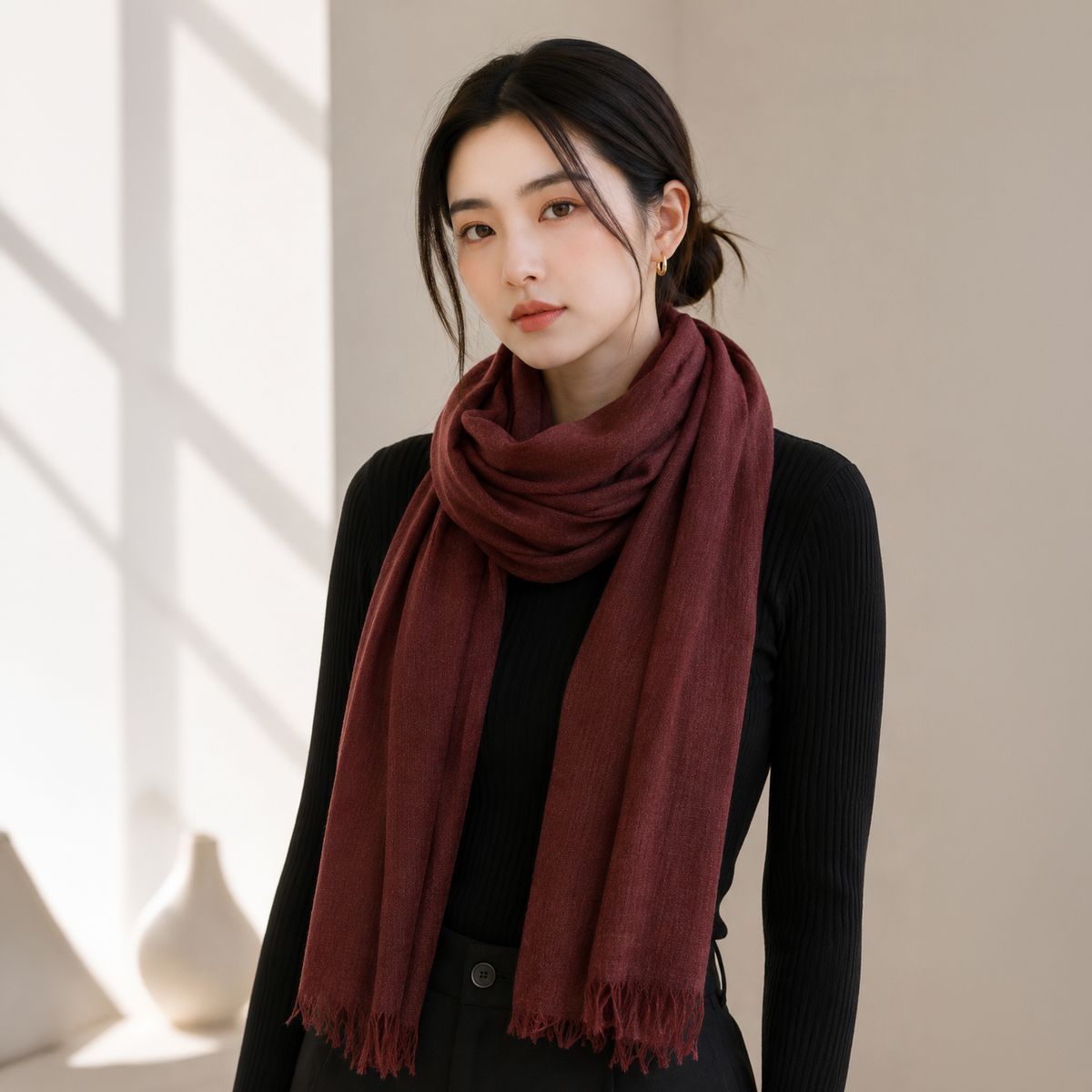 루이까또즈스카프(LOUIS QUATORZE SCARF) 샐리 롱 스카프 2UPW767