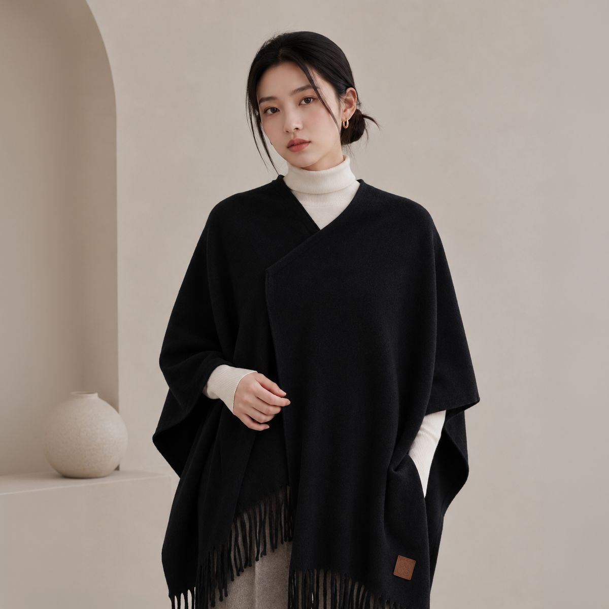 루이까또즈스카프(LOUIS QUATORZE SCARF) 모디아노스톨 울 머플러 1DKC706