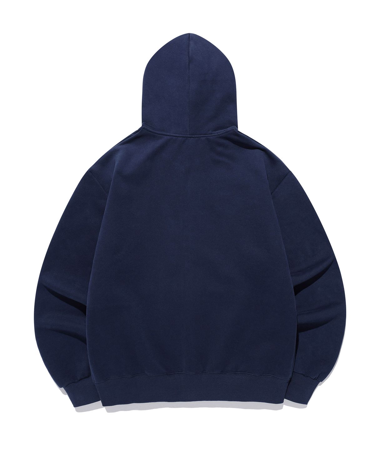 이지이지이지(EASYEASYEASY) Easy Net Logo Zip Hoodie Navy