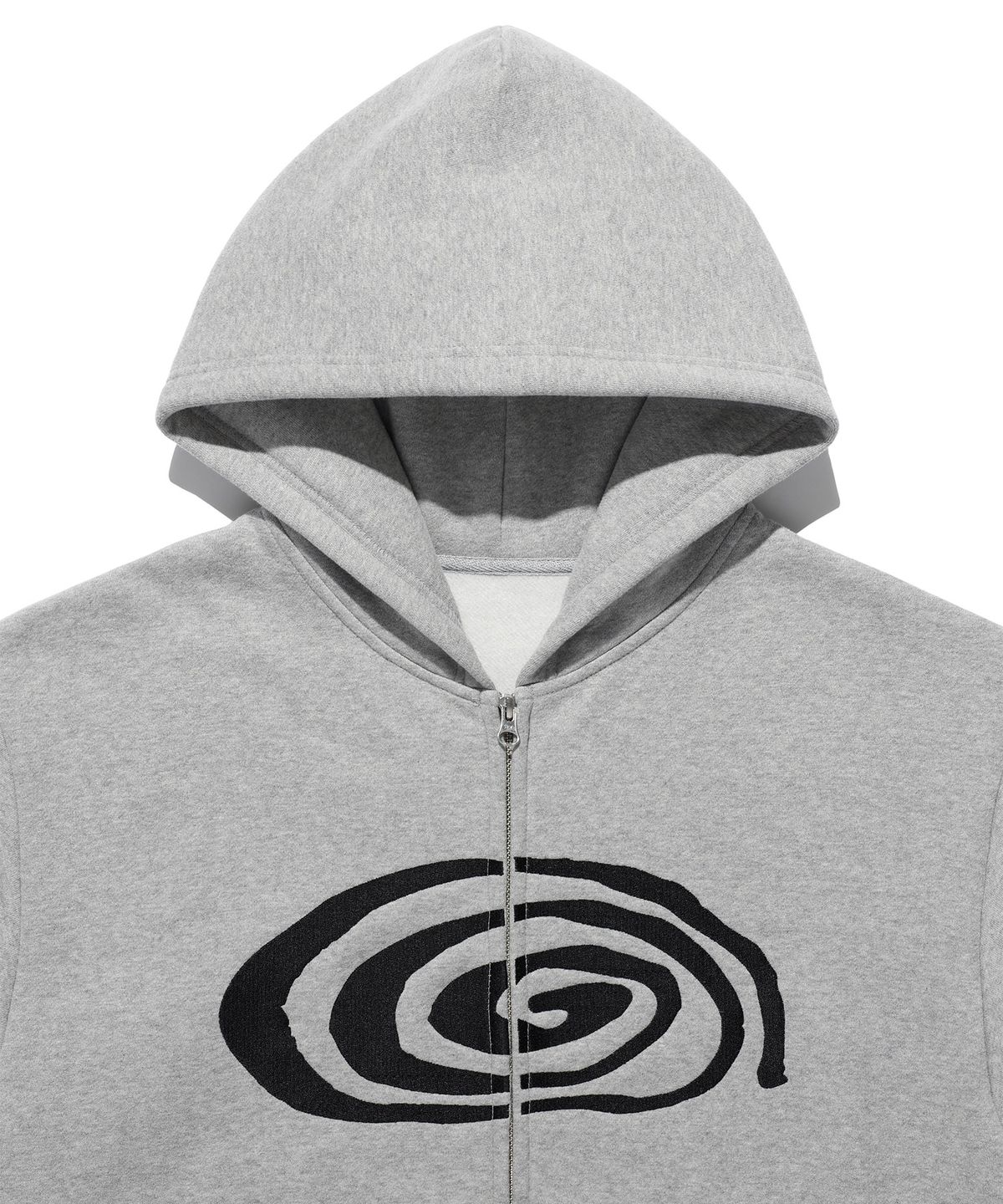 이지이지이지(EASYEASYEASY) Easy Bugs Coil Zip Hoodie Grey