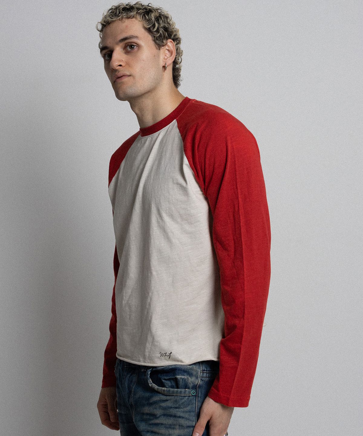 위러브티(WELOVETEE) SLUB RAGLAN [RED]