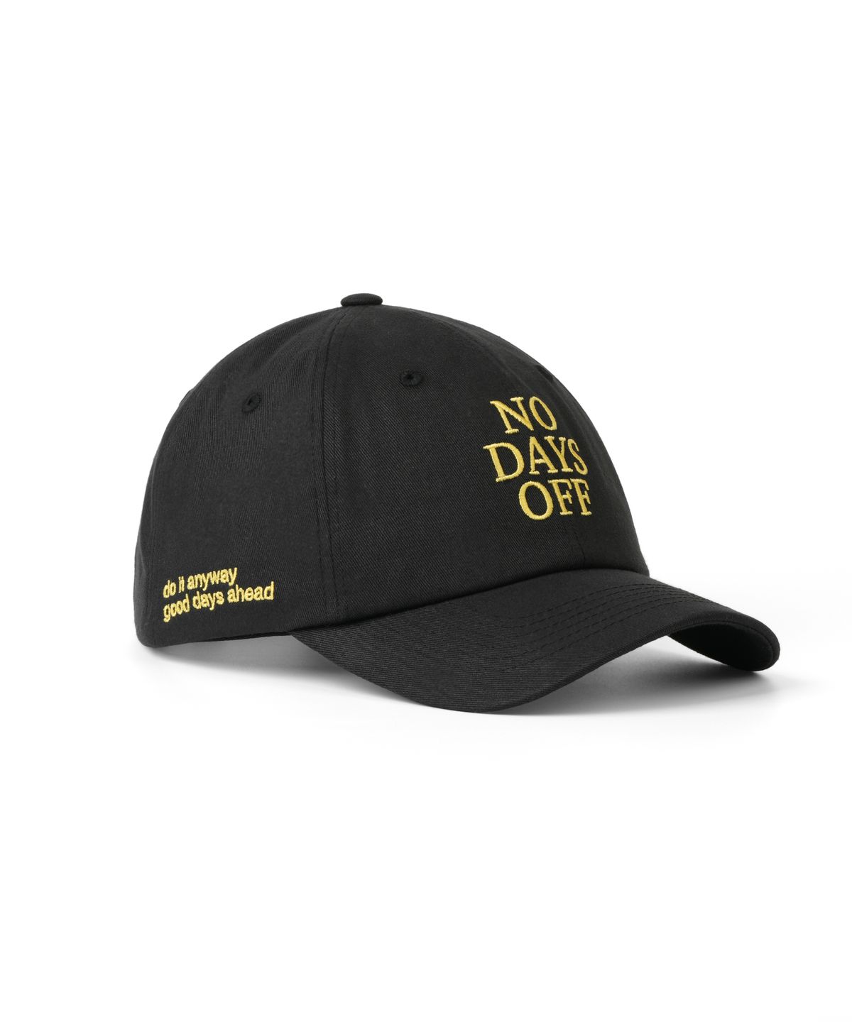 타미카집(TAMIKA ZIP) No Days Off Ball Cap_Black