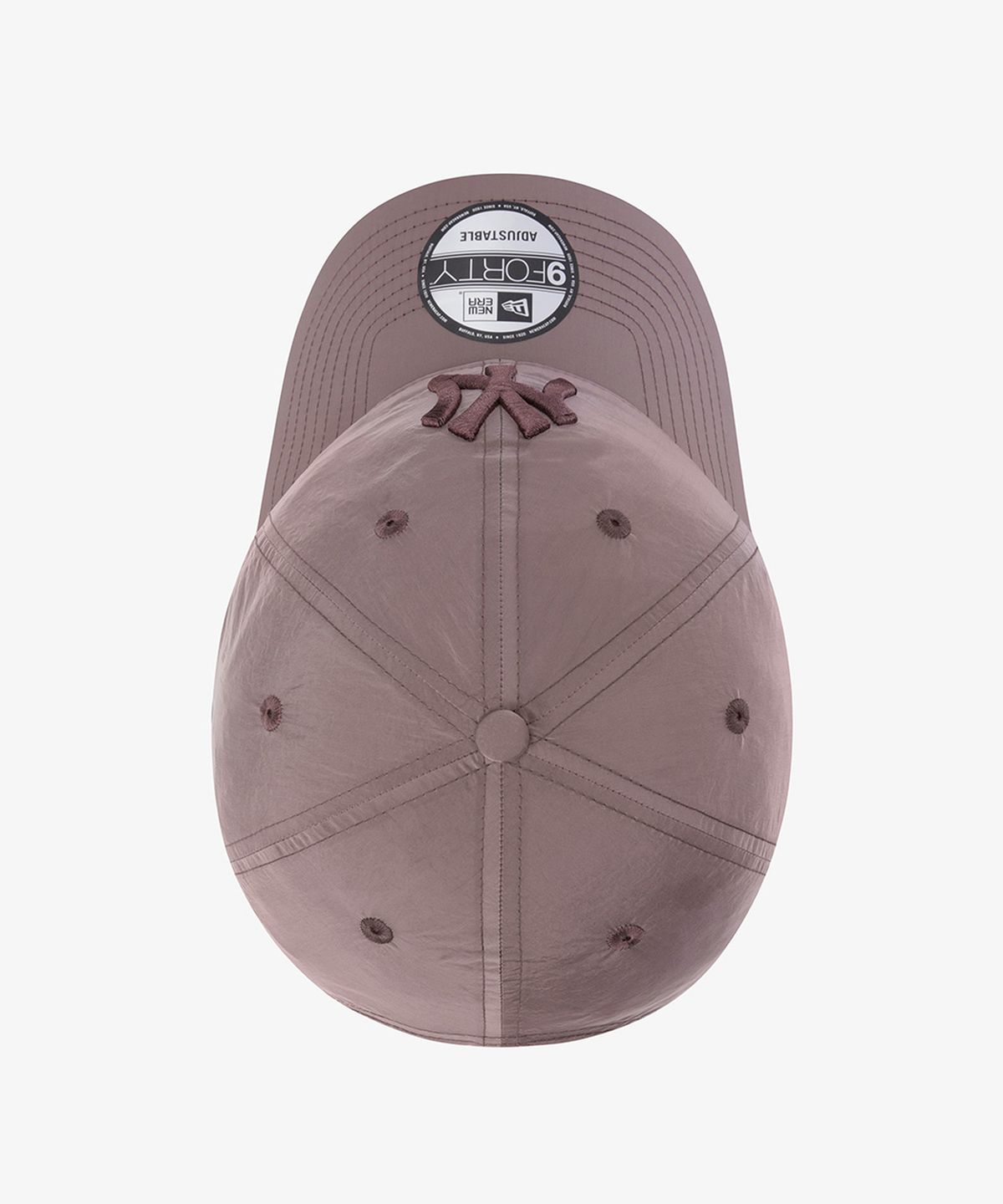 뉴에라(NEW ERA) MLB 뉴욕 양키스 나일론 메탈 26 언스트럭쳐 볼캡 핑크 베이지 15131655