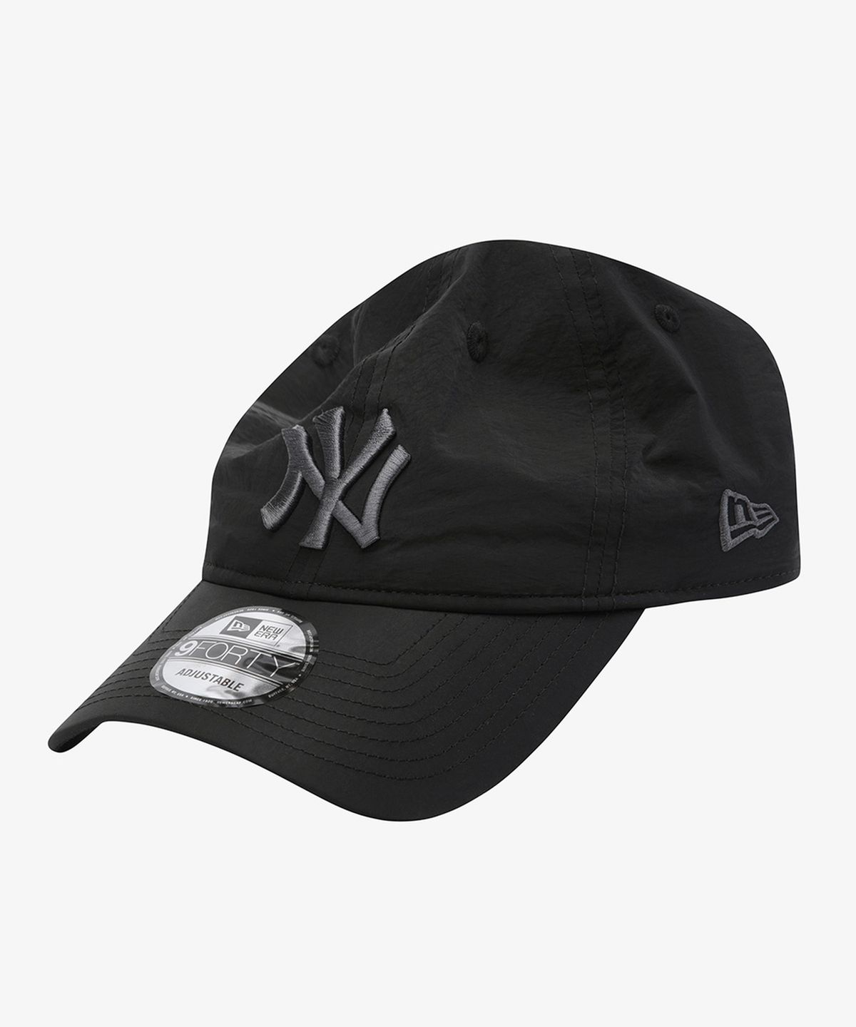 뉴에라(NEW ERA) MLB 뉴욕 양키스 나일론 메탈 26 언스트럭쳐 볼캡 블랙 15132552
